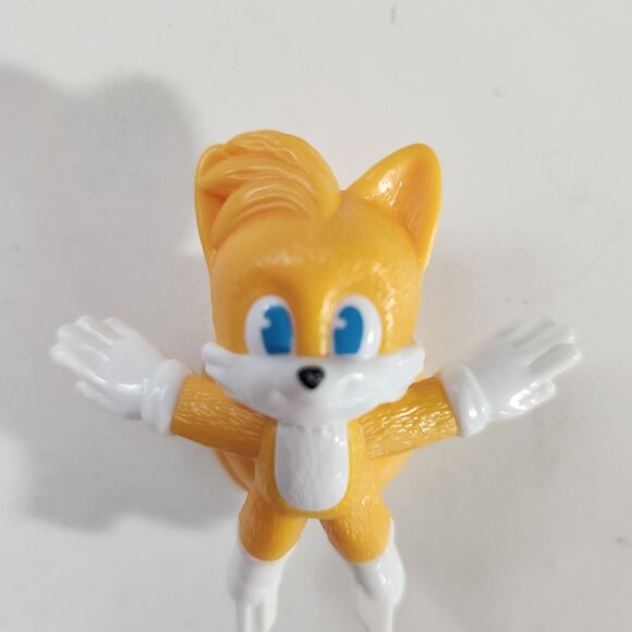 Tails The Fox Sonic Spin Toy Figure McDonalds Happy Meal - Picture 2 of 5